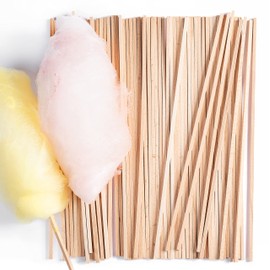 GREENDOSO® 60 Cotton Candy Sticks for Cotton Candy Machine, 28 cm Long Sticks with Food Contact, Packed in France (60 Sticks)