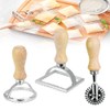 BUENTYA Set of 3 Ravioli Cookie Cutter Set with Dumpling