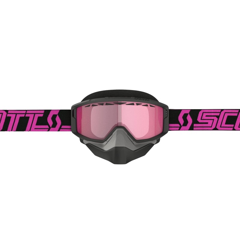 Scott Primal Snow Cross Black/Pink Glasses (Black/Pink, One Size)