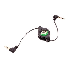 Aux Cable Retractable 3.5mm Compatible with Lenovo Tab Plus 11.5" (2024)/K11 Plus 11.45" (2024)/Tab K10 10.3" (2021), Adapter Car Stereo Aux-in Audio Cord Speaker Jack Wire Black