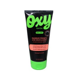 Oxy Acne Medication Face Wash - Maximum Action with Maximum Strength 10% Benzoyl Peroxide (5 Fl Oz)