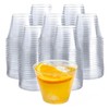 Prestee 200-Pack - 9oz Clear Plastic Cups - Durable Disposable