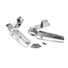 COMPONENT HARDWARE KEIL W60 SATIN CHROME REVERSIBLE LIFT OFF HINGE,