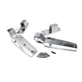 COMPONENT HARDWARE KEIL W60 SATIN CHROME REVERSIBLE LIFT OFF HINGE, 2 CT, and HARDWARE KIT