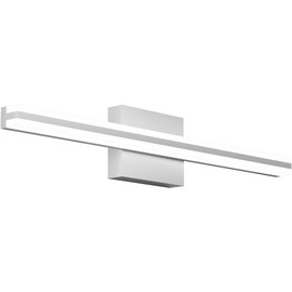 SOLFART Dimmable Led Vanity Light Over Mirror Silver Bathroom Vanity Lighting Fixtures Modern Lights with Acrylic