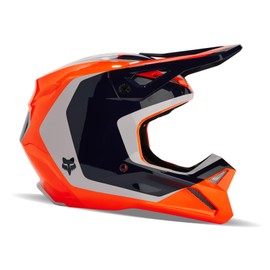 Fox Racing Youth V1 Motocross Dirt Bike Helmet, Fluorescent Orange, Medium