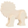 Animal Figurine Lion Height 13 cm Width 16 cm Plywood