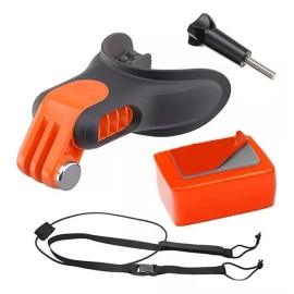 Estuchelandia Kit Soporte Boca Para Gopro 11 Dji Action4 Insta360 X 3 Go 3