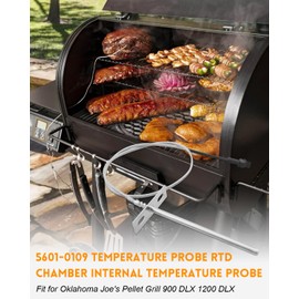 Temperature Probe Fit for Oklahoma Joe's Pellet Grill, Fit for Rider 1200 DLX 600 G2 900 DLX Anthem Combo