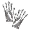 W WIDMANN MILANO Party Fashion 68597 Alien Gloves, Silver, Alien,