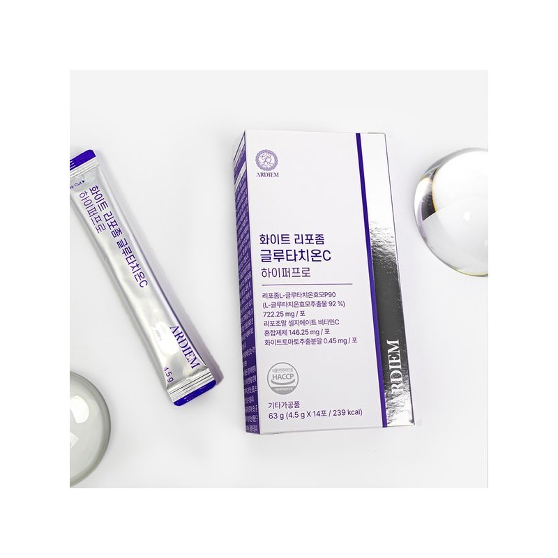 ARDIEM 아르디엠 화이트 리포좀 글루타치온C 하이퍼프로 4.5g x 28포 Ardiem