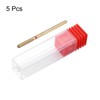 sourcing map 5pcs 200-230 Grits Diamond Grinding Bit 2.6mm Cylindrical