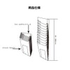 TOKAIZ TS-001 Time Card Rack, 10 Card Rack, Expandable Up