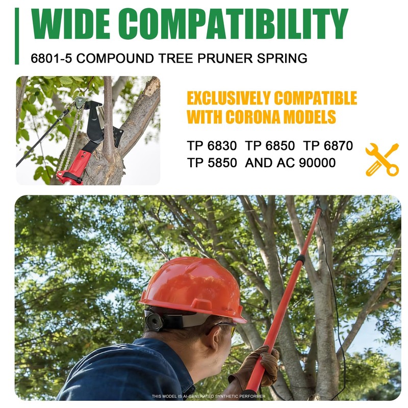 6801-5 Clipper Compound Tree Pruner Spring,2 Pack