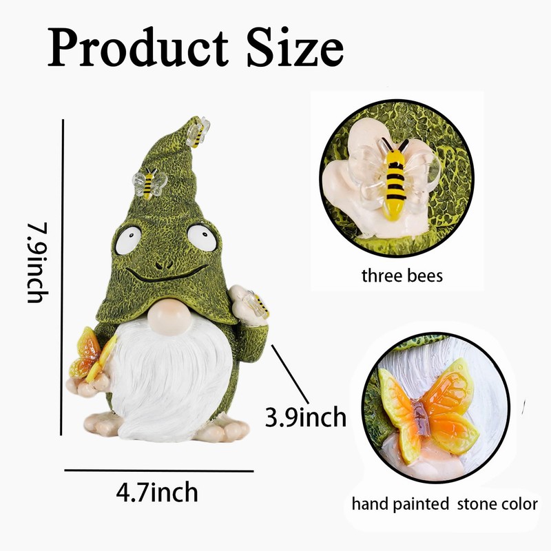 Memeyou Key Hider Outdoor Garden Gnomes Statue Hide A Key