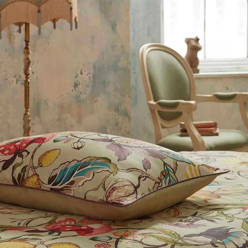 Edinburgh Weavers MORTON/D05/CHI Cotton Edinburgh Weavers Morton Pillowcase, Chintz, Pair,