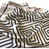 JERLA 100% Pure Mulberry Silk Square Scarf for Hair-27''x27'' Women