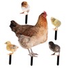 BESPORTBLE 1set Lawn Chicken Stake Garden Decoration for Yards Hen