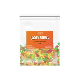 Dried Sweetened Multi Coloured Papaya Pieces 500g by Bakers Street | Tutti Frutti (Tooty fruity)