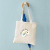 CafePress Learn Create Grow Tote Bag Reusable Natural Beige Canvas
