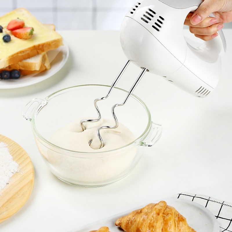 4Pcs Hand Mixer Attachments for Cuisinart, Stainless Steel Hand Mixer
