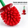 2 Pack Cherry Shaped Toilet Brush and Holder Sets, Novelty