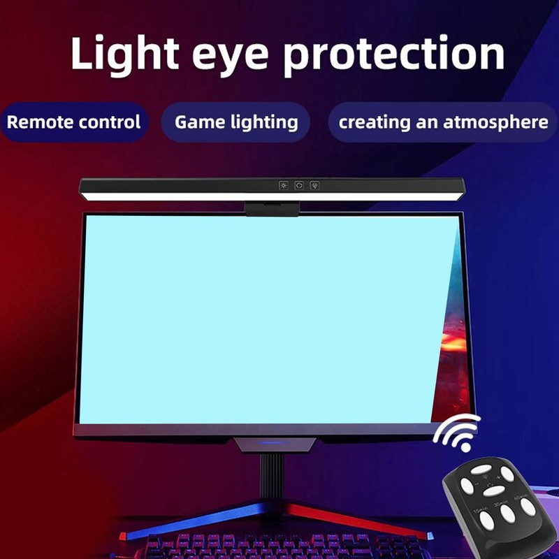 Computer Monitor Light Bar with Remote Control USB Powered LED