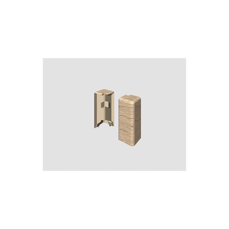 EGGER Outer Corner 6cm Cubic Oak Medium Brown Pack of