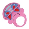 Silicone Cartoon Pattern Baby Bib Infant Waterproof Adjustable Portable Eating