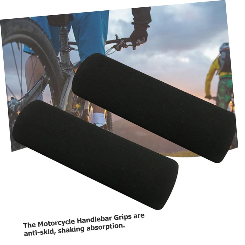 Ciieeo 4Pcs Skid Motorcycle Handlebar Grips Comfortable Sponge Covers for