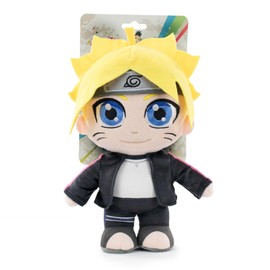 Boruto Character Cuddly Toy - 27 cm - Boruto Uzamaki, Sarada Uchiha, Mitsuki - Super Soft Quality (Boruto Uzamaki with Blister)