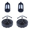 AUMEL 2 Tankdeckel mit 2 Benzinfilter für Stihl MS180 MS170