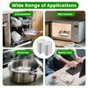 Ayzylpth 12 Pcs Airtight Stainless Steel Food Storage Containers with