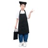 cozycube Children's Apron, Triangle Cloth Drawstring Bag Set, 65% Polyester,
