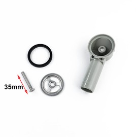 Qrity 2 Pieces Overflow Head Sink Overflow Round Interface