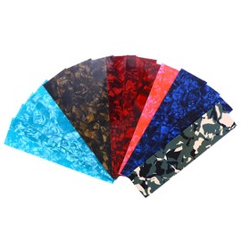 Rosenice 15 Pieces Celluloid Guitar Plektra Punching Plates (Random Color)