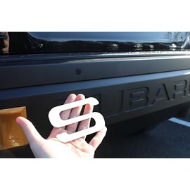 Limitless-Parts Rear Bumper Letters Compatible with 2024-2025 Subaru Crosstrek Wilderness Edition 1/16" ABS Plastic with Adhesive- White