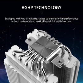 Thermalright Peerless Assassin 120 Black V3 CPU Cooler, 6 Heat Pipes AGHP Technology, Dual 120mm PWM Fans, 2000RPM Speed, for AMD:AM4 AM5/Intel LGA 1851/1700/1150/1151/1200/2011,PC Cooler