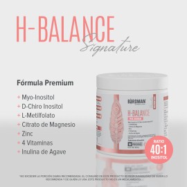 Birdman H-Balance Myo & D Chiro Inositol Magnesio Vitaminas y Zinc Fórmula Premium Sin Aditivos Pink Lemonade 30 Porciones