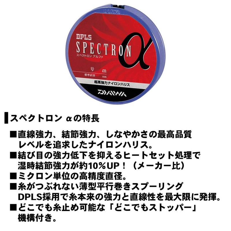 DAIWA SPECTRON Alpha LEADER #1.5 60m