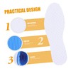 Ipetboom 2pairs Breathable Insoles for Men Odorless Sweat-absorbent Non-slip for