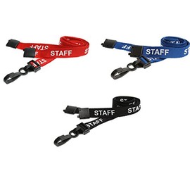 ID Card It 1 Blue Staff ID Card Pass Badge Holder Neck Strap Safety Breakaway Lanyard (P.