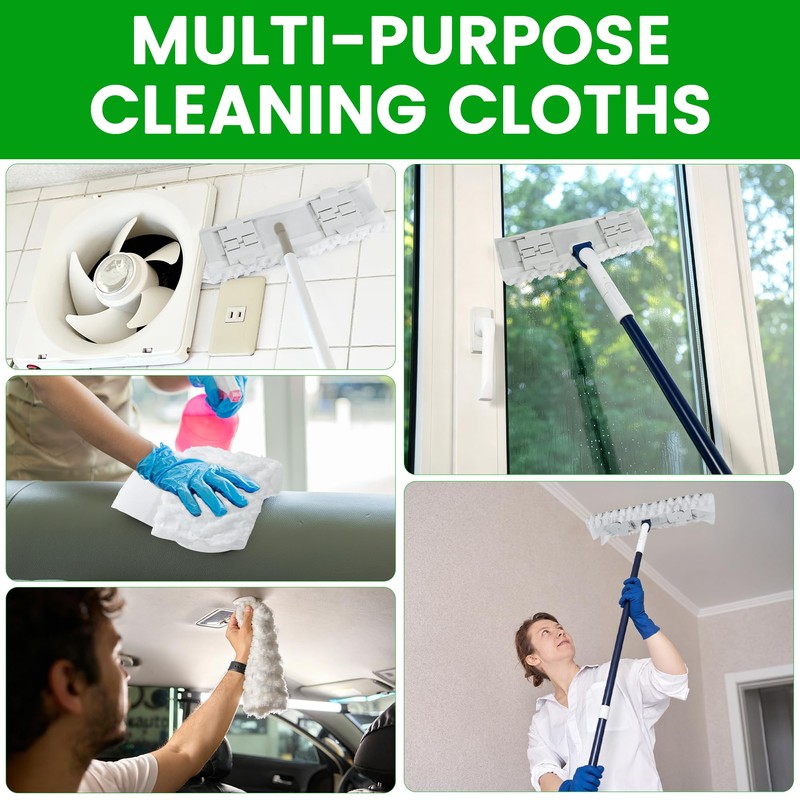 Aodaer 60 Count XL Heavy Duty Dry Sweeping Cloth Compatible