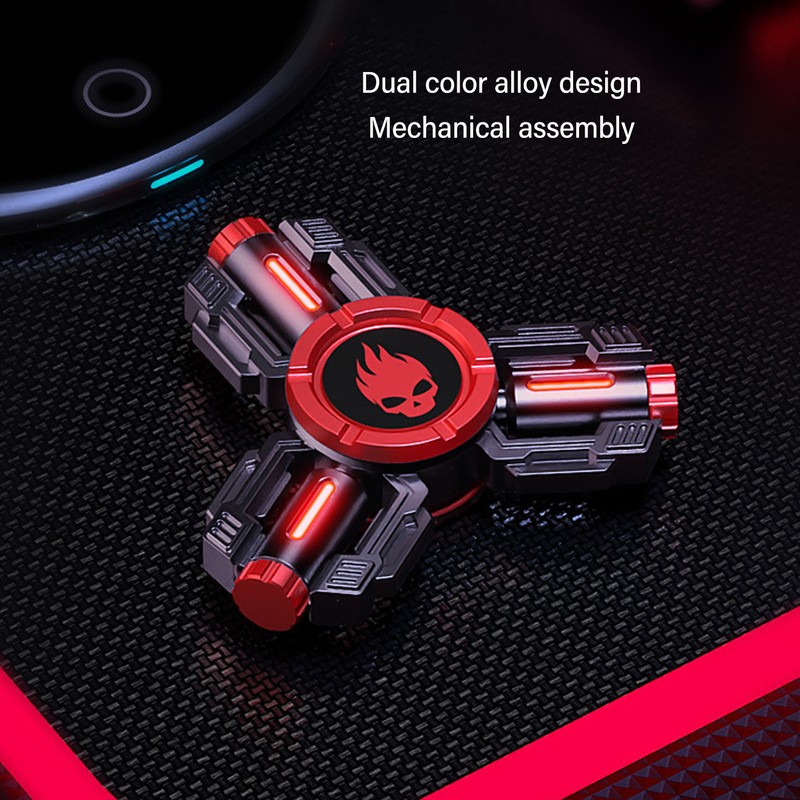 Luminous Fingertip Gyroscope Reduce Pressure Rotating LED Glowing Fingertip Gyroscope