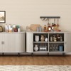 ONBRILL 55" Sideboard Buffet Cabinet with Storage, Storage Cabinet with