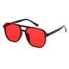 FEISEDY Retro 70s Blue Light Filter Glasses 99.99% Blue Light