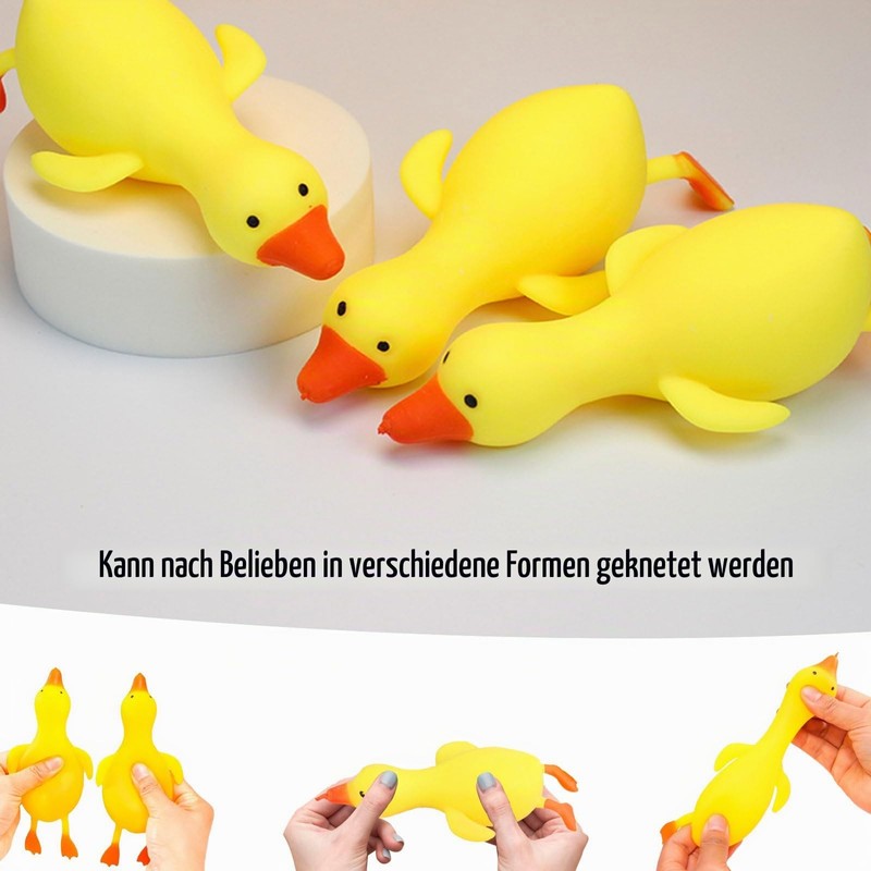 Anti-Stress Toy, Pack of 3 Duck Stretchy Toys for Adults