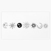 Moon and Sun Sticker Decal Vinyl Bumper Stickers Waterproof 5"