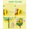 FIVEIZERO FIVEIZERO 18 Gauge LightGreen Floral Wire Stems for Artificial