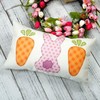 ONWAY Easter Bunny Carrot Pillow Cover 12x20 Inch Pink Rabbits
